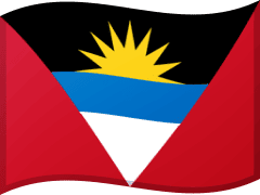 The flag of Antigua and Barbuda