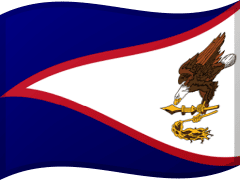 The flag of American Samoa