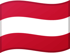 The flag of Austria