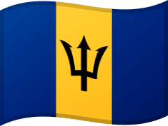 The flag of Barbados