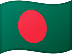 The flag of Bangladesh