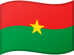 The flag of Burkina Faso