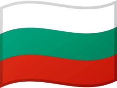 The flag of Bulgaria