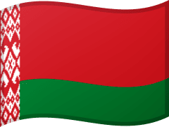 The flag of Belarus
