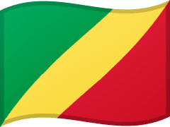The flag of Republic of the Congo