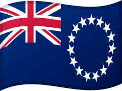 The flag of Cook Islands