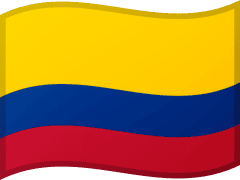 The flag of Colombia