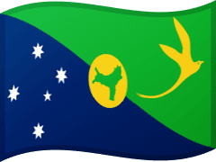 The flag of Christmas Island