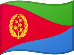 The flag of Eritrea