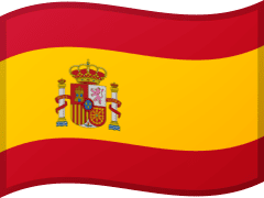 The flag of Spain