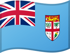 The flag of Fiji