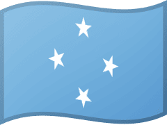 The flag of Micronesia