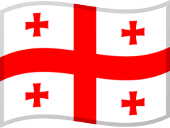 The flag of Georgia