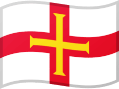 The flag of Guernsey