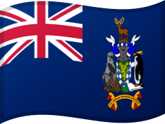The flag of South Georgia and the South Sandwich Islands