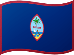 The flag of Guam