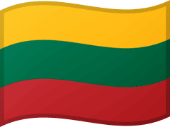 The flag of Lithuania