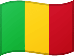 The flag of Mali