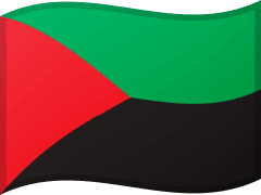 The flag of Martinique
