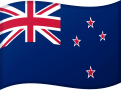 The flag of New Zealand
