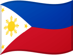 The flag of Philippines
