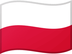 The flag of Poland