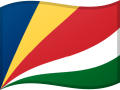 The flag of Seychelles