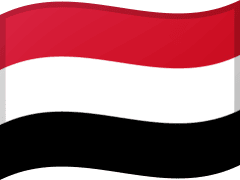 The flag of Yemen