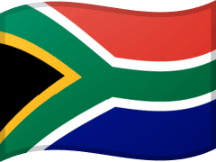 The flag of South Africa